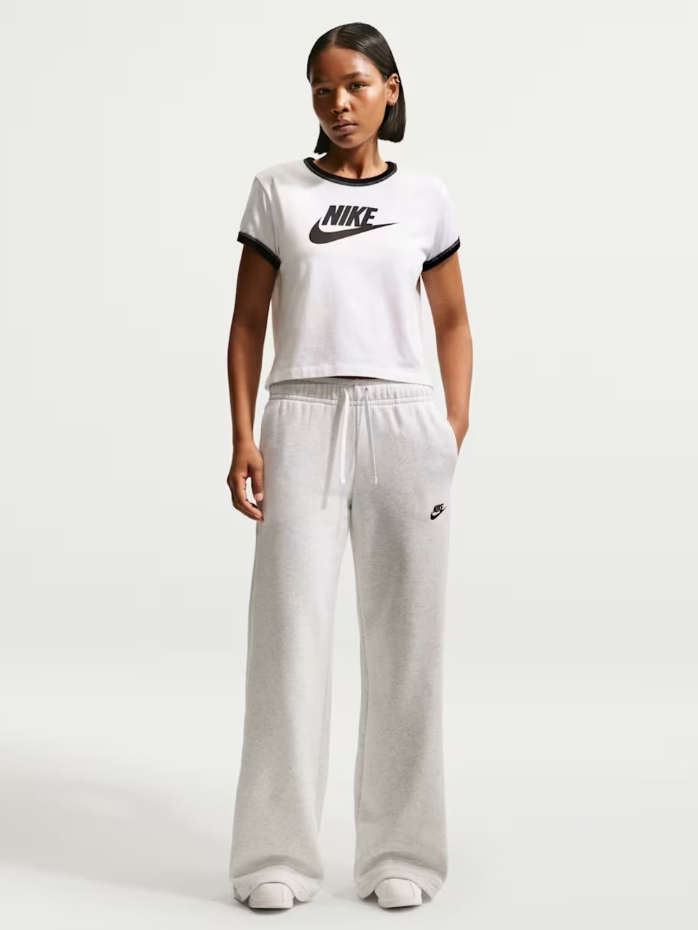 NWT Nike Sportswear Club Fleece Wide Leg Sweatpants